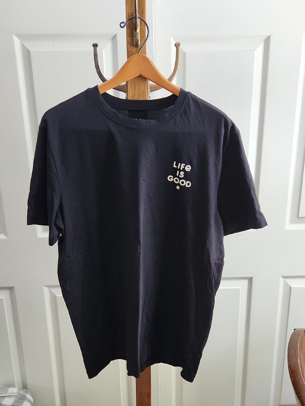 Life Is Good Black Short Sleeve Tee